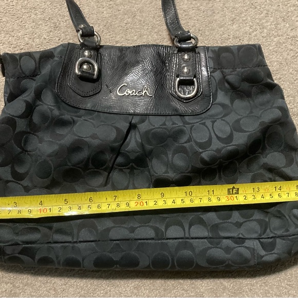 Vintage Black Coach Purse - Picture 8 of 11